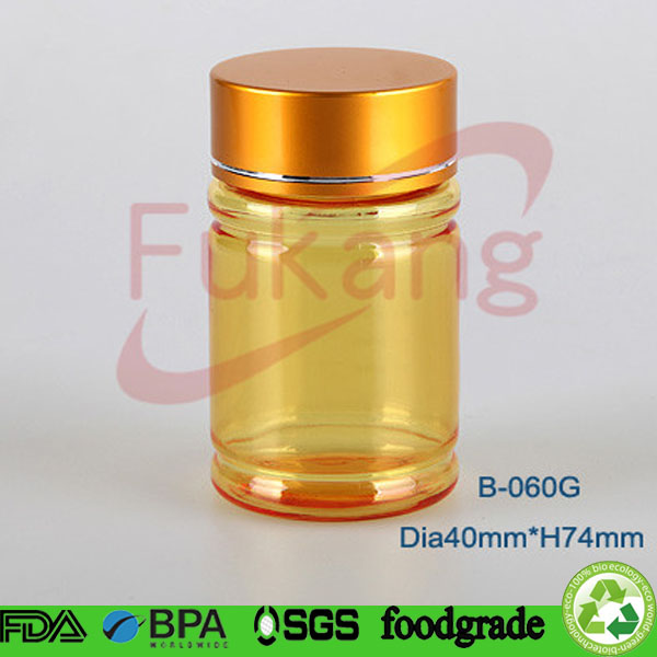 60cc Medical Pill Plastic Empty Bottle