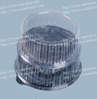 Disposable round cake box