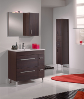 Simple design brown bathroom cupboard&mdash; VC-BMP-05