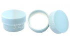 Mini round lip balm container with customized color lip balm and private label