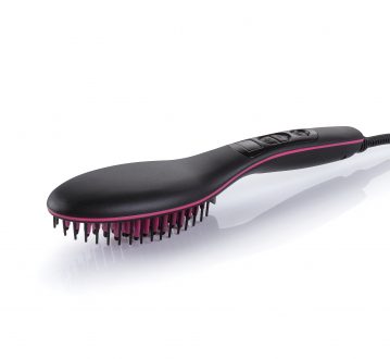 2-in-1Simply Straight Ceramic Straightening Brush hair straight brush