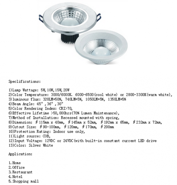 LED DownLighters