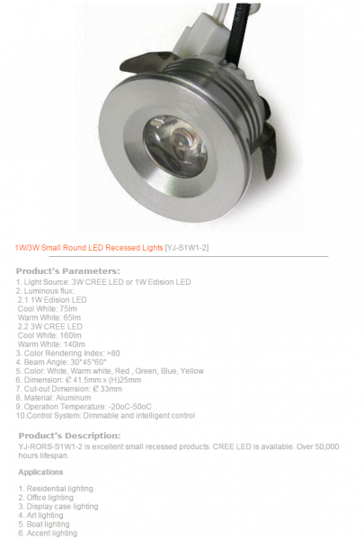 LED DownLighters