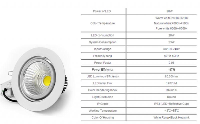 LED DownLighters